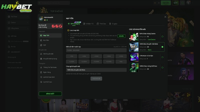Người chơi cần chuẩn bị gì trước khi nạp tiền HAYBET? Người chơi cần chuẩn bị gì trước khi nạp tiền HAYBET?