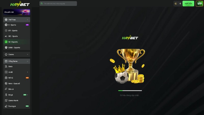 Giới thiệu sảnh cá cược thể thao Haybet