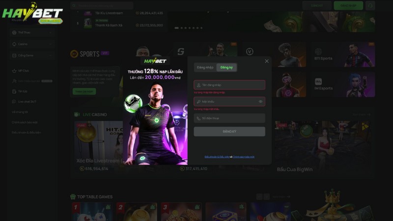 Lợi ích khi thành viên đăng nhập HAYBET đúng cách