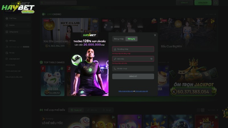 Quy định chung khi đăng ký, sử dụng tài khoản HAYBET Quy định chung khi đăng ký, sử dụng tài khoản HAYBET