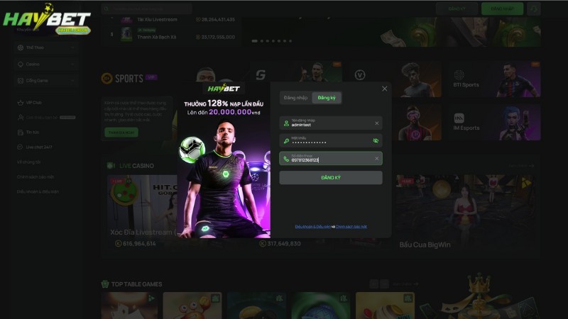 Lý do vì sao bet thủ nên đăng ký HAYBET để trải nghiệm? Lý do vì sao bet thủ nên đăng ký HAYBET để trải nghiệm?