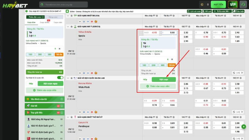 Bí quyết chơi kèo tài xỉu 2.0 thắng lớn cho bet thủ